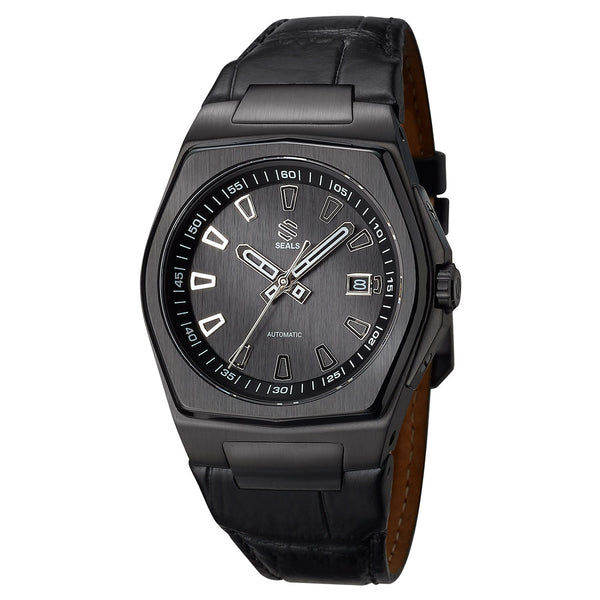 Black PVD with Black Dial - Automatic Wrist Watch - American Microbrand