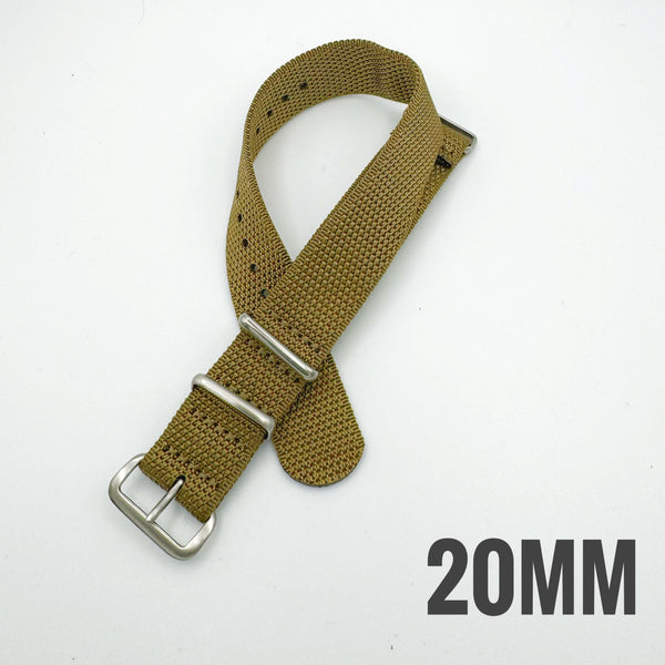 All-New Nylon Dive Watch Strap Watch Band, Amazing Weave - 20mm