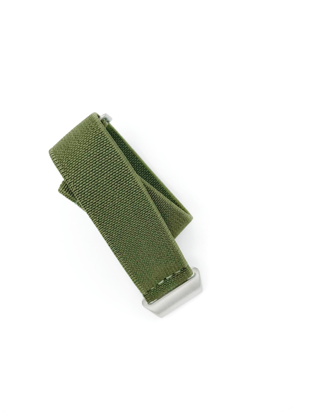 Parachute Style "No Pass" Elastic Watch Strap - Army Green - Seals Watch Co