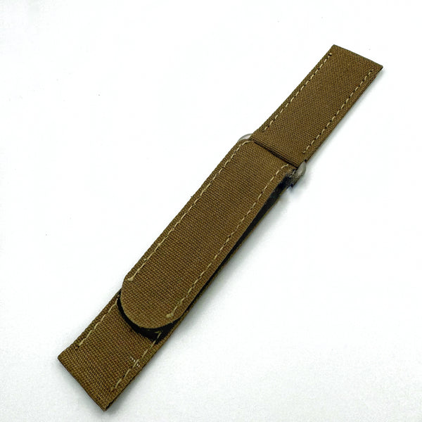 Canvas and Hook/Loop Waterproof Watch Straps - 22mm