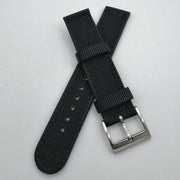 Sturdy Black Nylon Dive Watch Strap – Built for Adventure | 20mm - Seals Watch Co