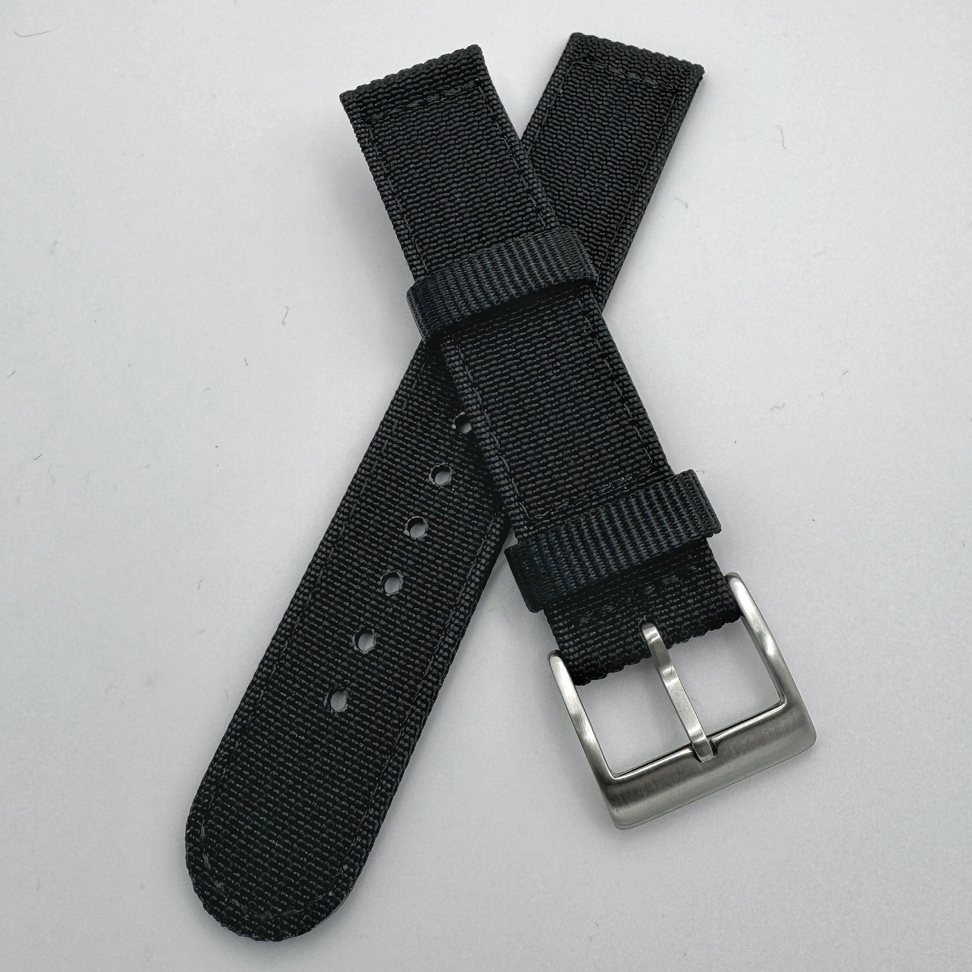 Sturdy Black Nylon Dive Watch Strap – Built for Adventure | 20mm - Seals Watch Co