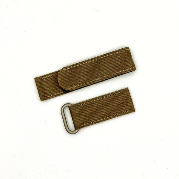 Canvas and Hook/Loop Waterproof Watch Straps - 22mm