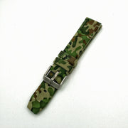 Camo Watch Strap, Rubber Watch Band In 20mm - Seals Watch Co