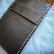 Hand Crafted Brown Leather Single Watch Pouches - Seals Watch Co