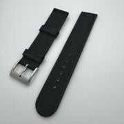 Sturdy Black Nylon Dive Watch Strap – Built for Adventure | 20mm - Seals Watch Co