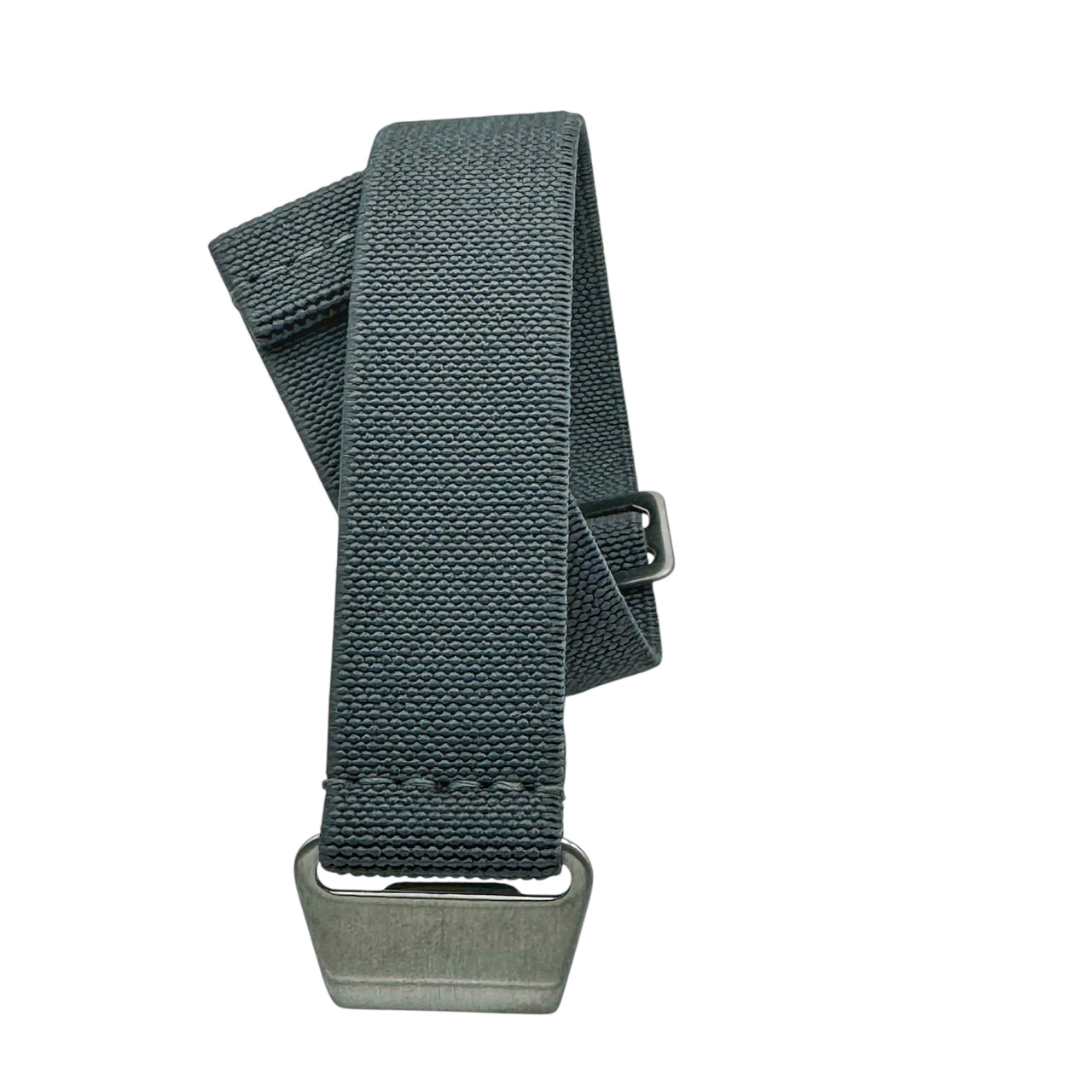 Parachute Style "No Pass" Elastic Watch Straps - Solid Steel Blue - Seals Watch Co