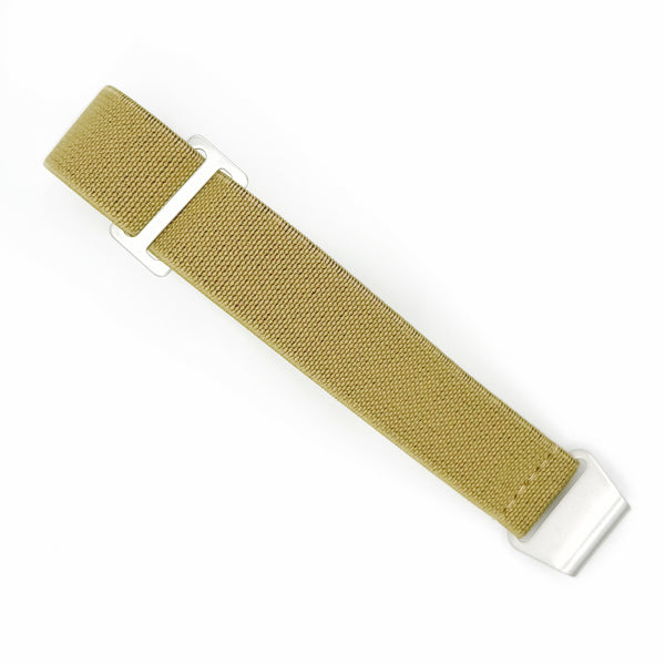 Parachute Style "No Pass" Elastic Watch Strap - Desert Sand