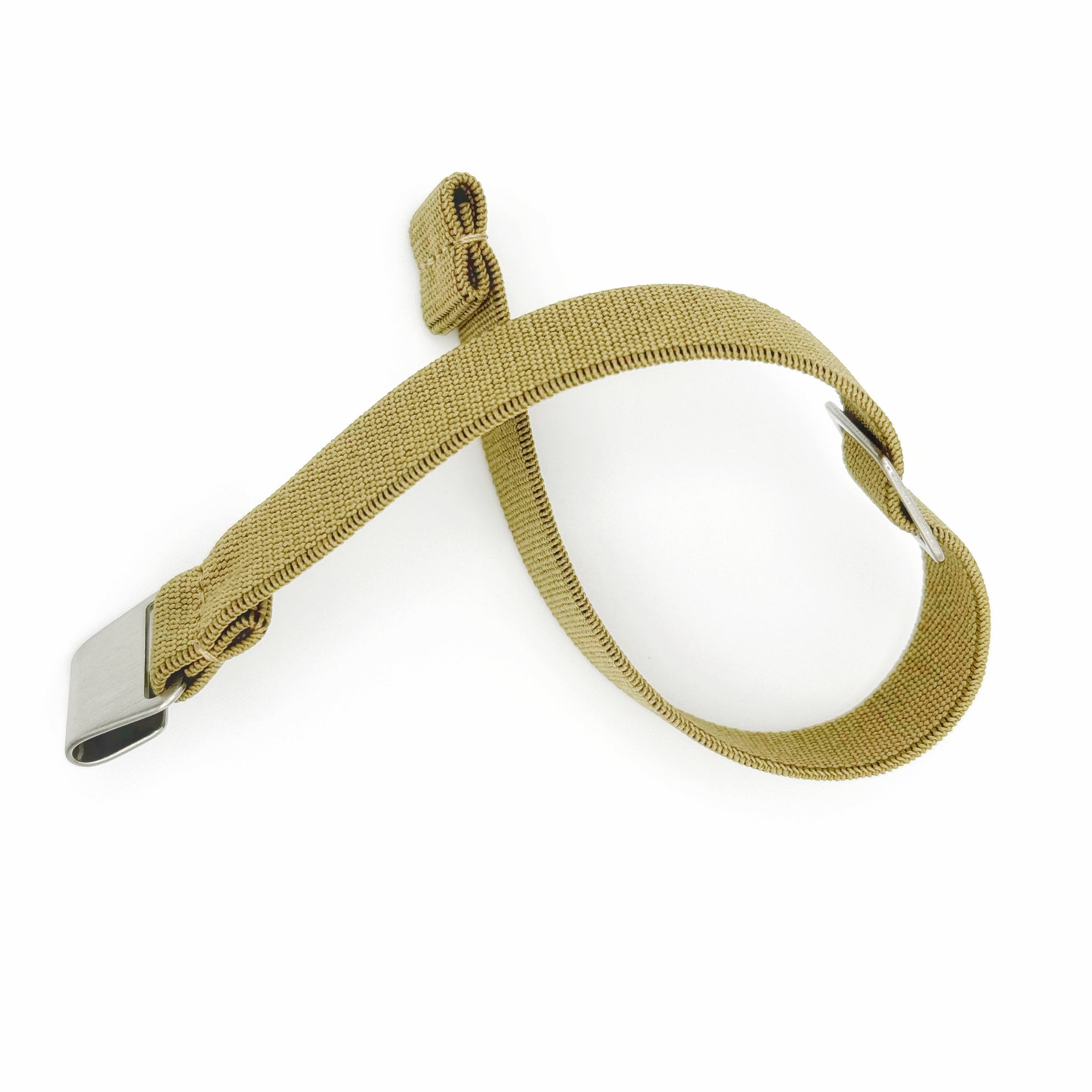 Parachute Style "No Pass" Elastic Watch Strap - Desert Sand - Seals Watch Co