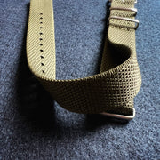 All-New Military Dive Watch Straps, Amazing Weave, 4 Colors - 20mm - Seals Watch Co