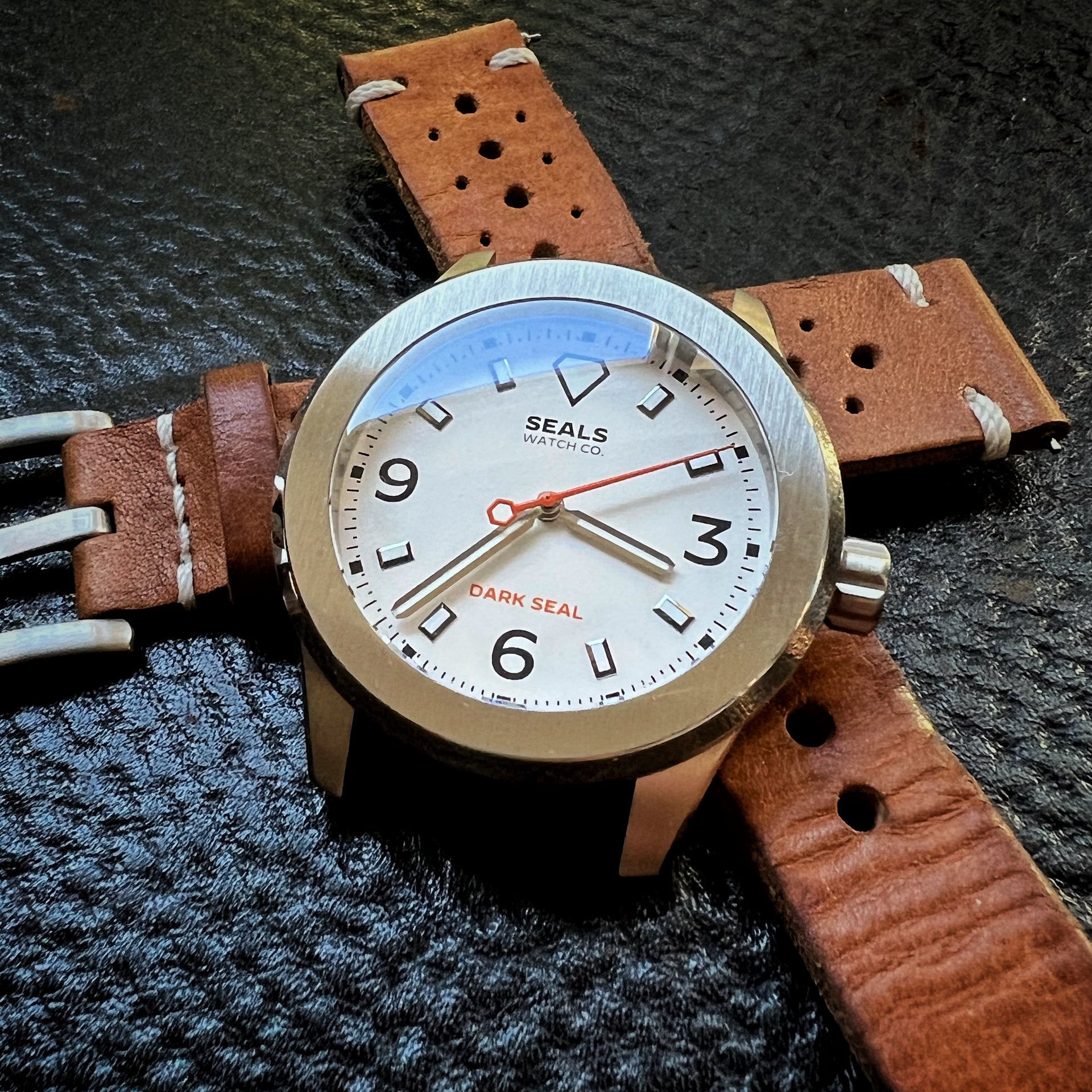 NEW: Dark Seal Automatic Sport Watch With Fixed Bezel - Seals Watch Co