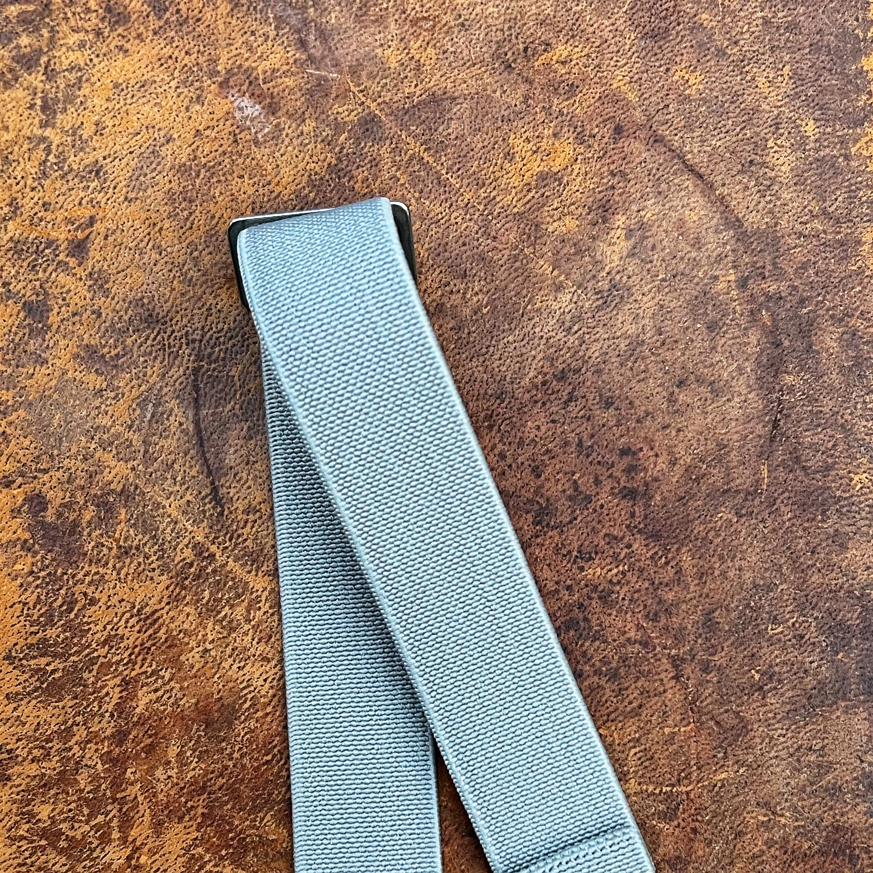 Parachute Style "No Pass" Elastic Watch Strap - Sky Gray - Seals Watch Co