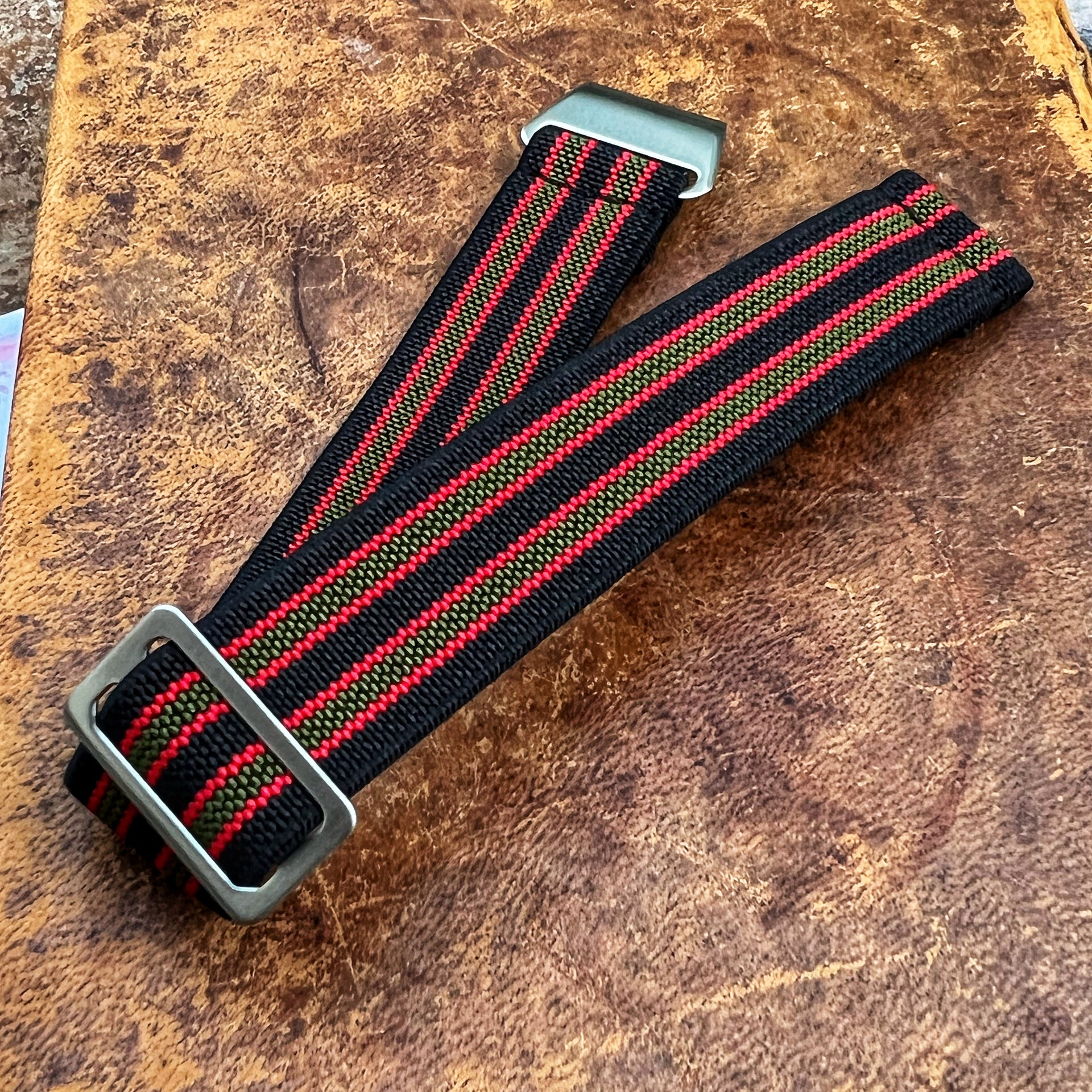 Parachute Style "No Pass" Elastic Watch Strap - Original Bond - Seals Watch Co