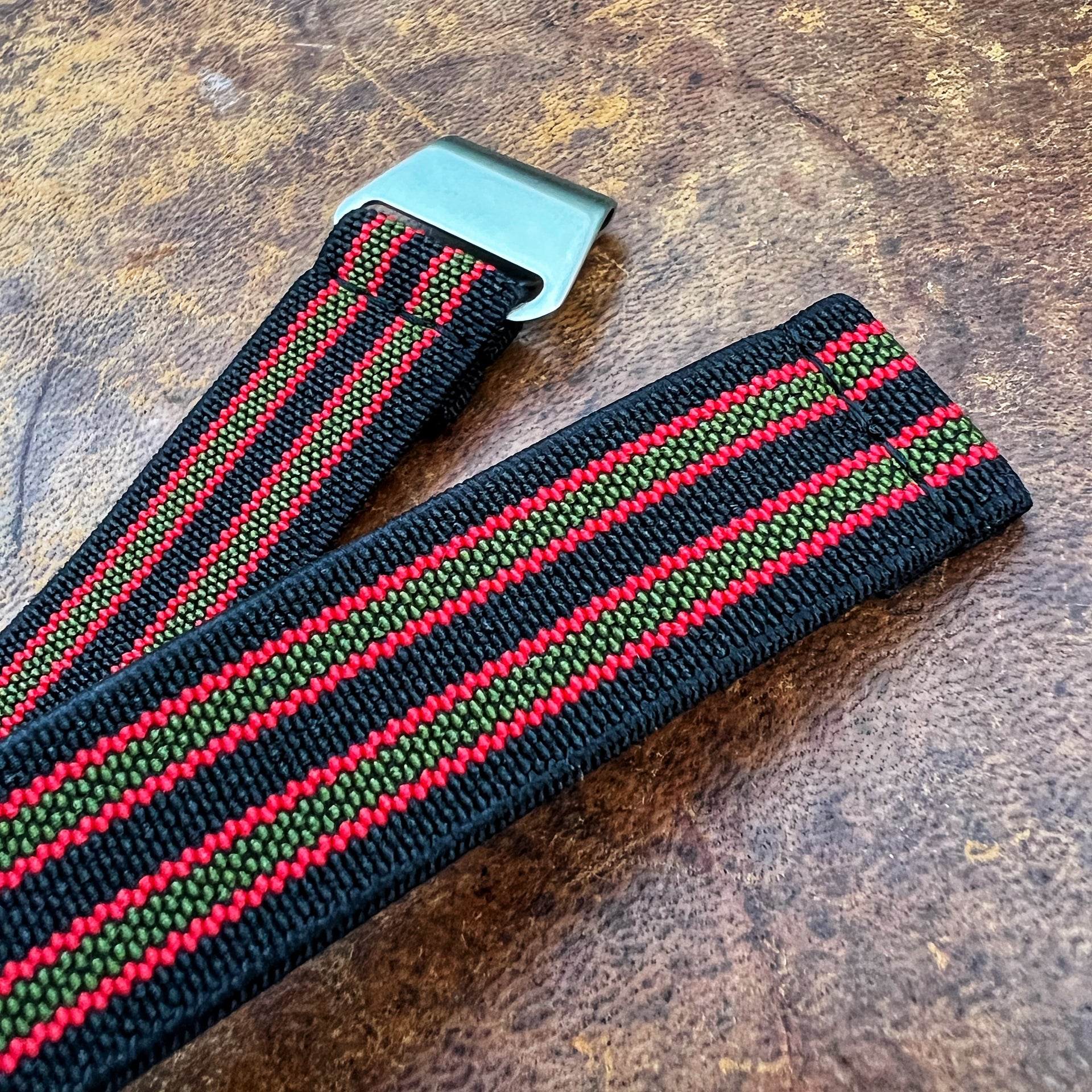 Parachute Style "No Pass" Elastic Watch Strap - Original Bond - Seals Watch Co