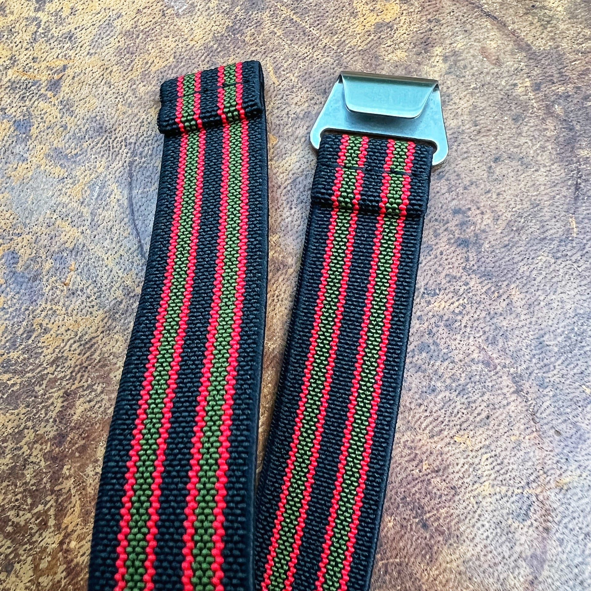 Parachute Style "No Pass" Elastic Watch Strap - Original Bond - Seals Watch Co