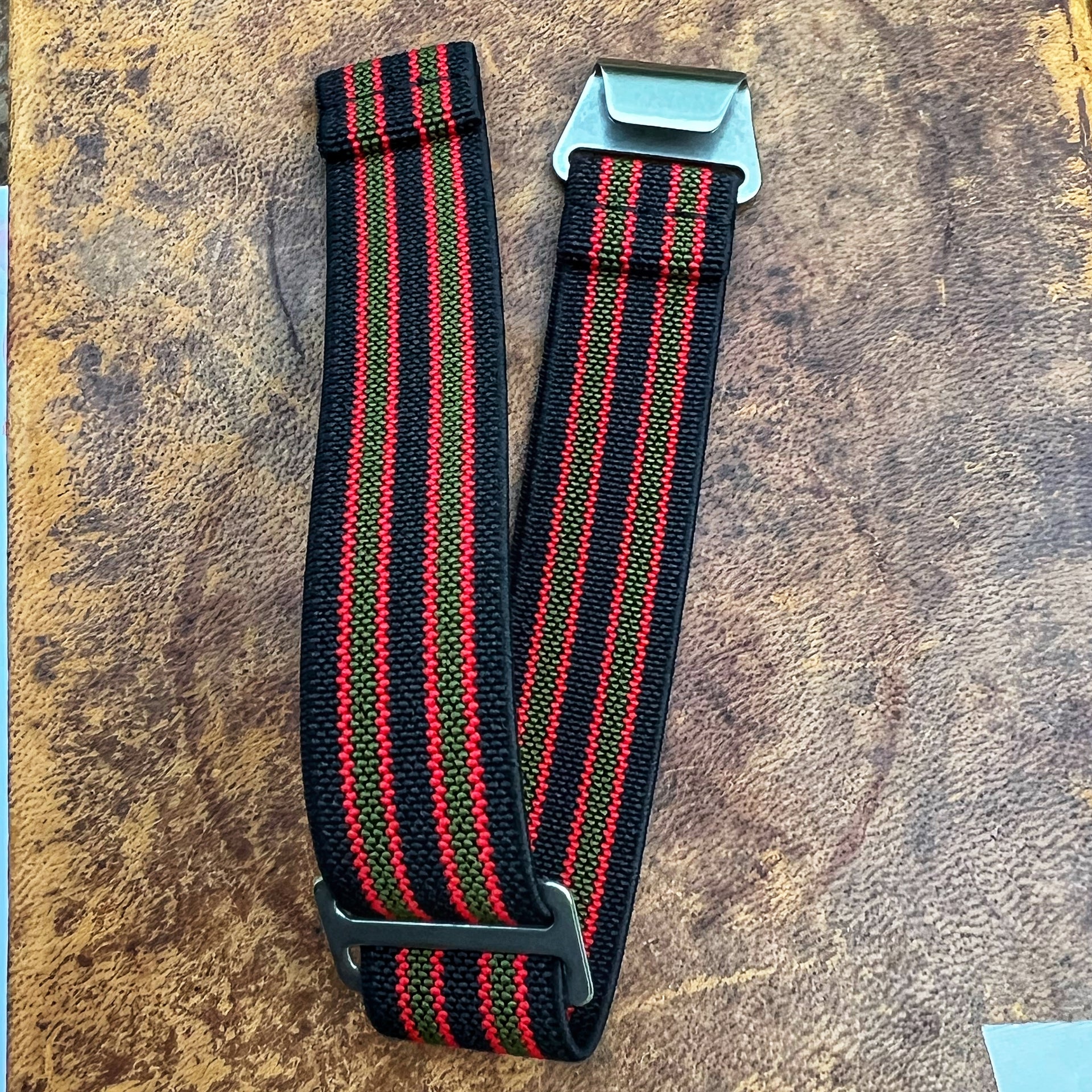 Parachute Style "No Pass" Elastic Watch Strap - Original Bond - Seals Watch Co