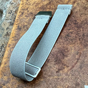 Parachute Style "No Pass" Elastic Watch Strap - Sky Gray - Seals Watch Co