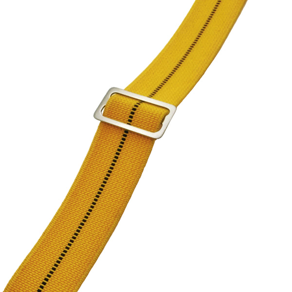 Parachute Watch Band in Yellow with Black Stripe