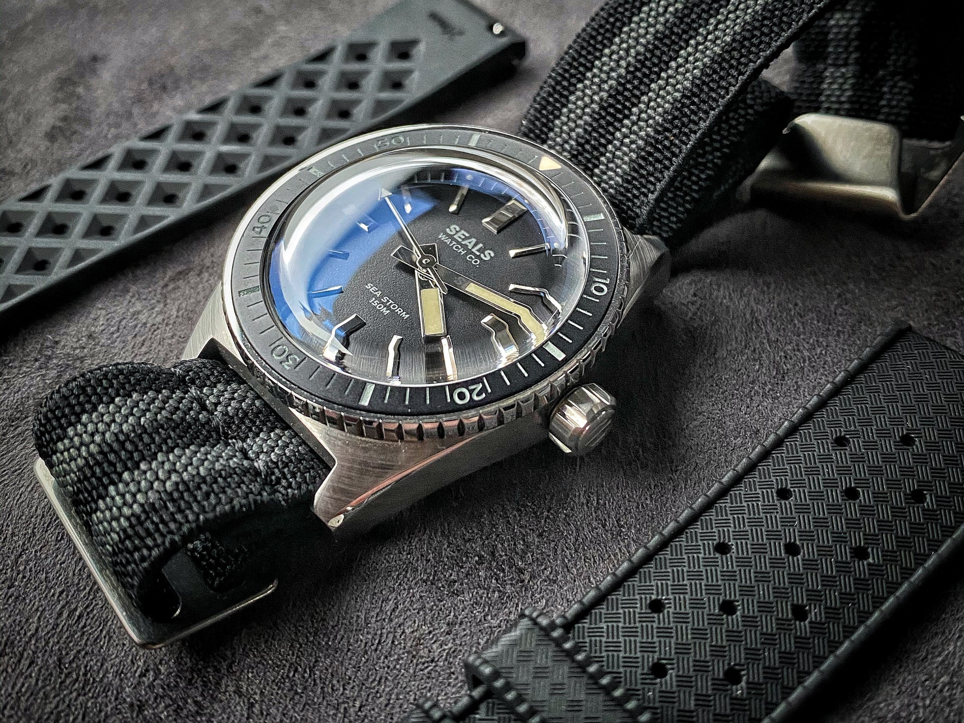 "Sea Storm" Dive Watch - Limited Run Skin Diver - With Date - Seals Watch Co