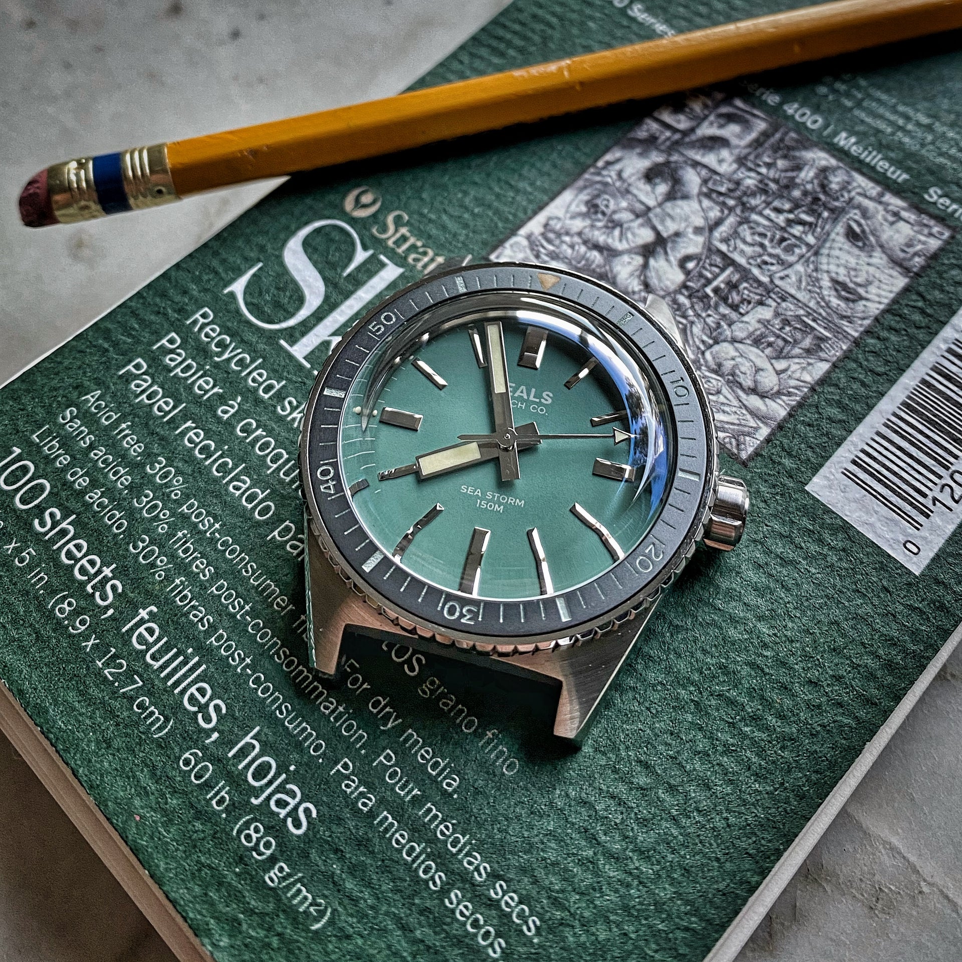 "Sea Storm" Dive Watch - Limited Run Skin Diver - With Date - Seals Watch Co