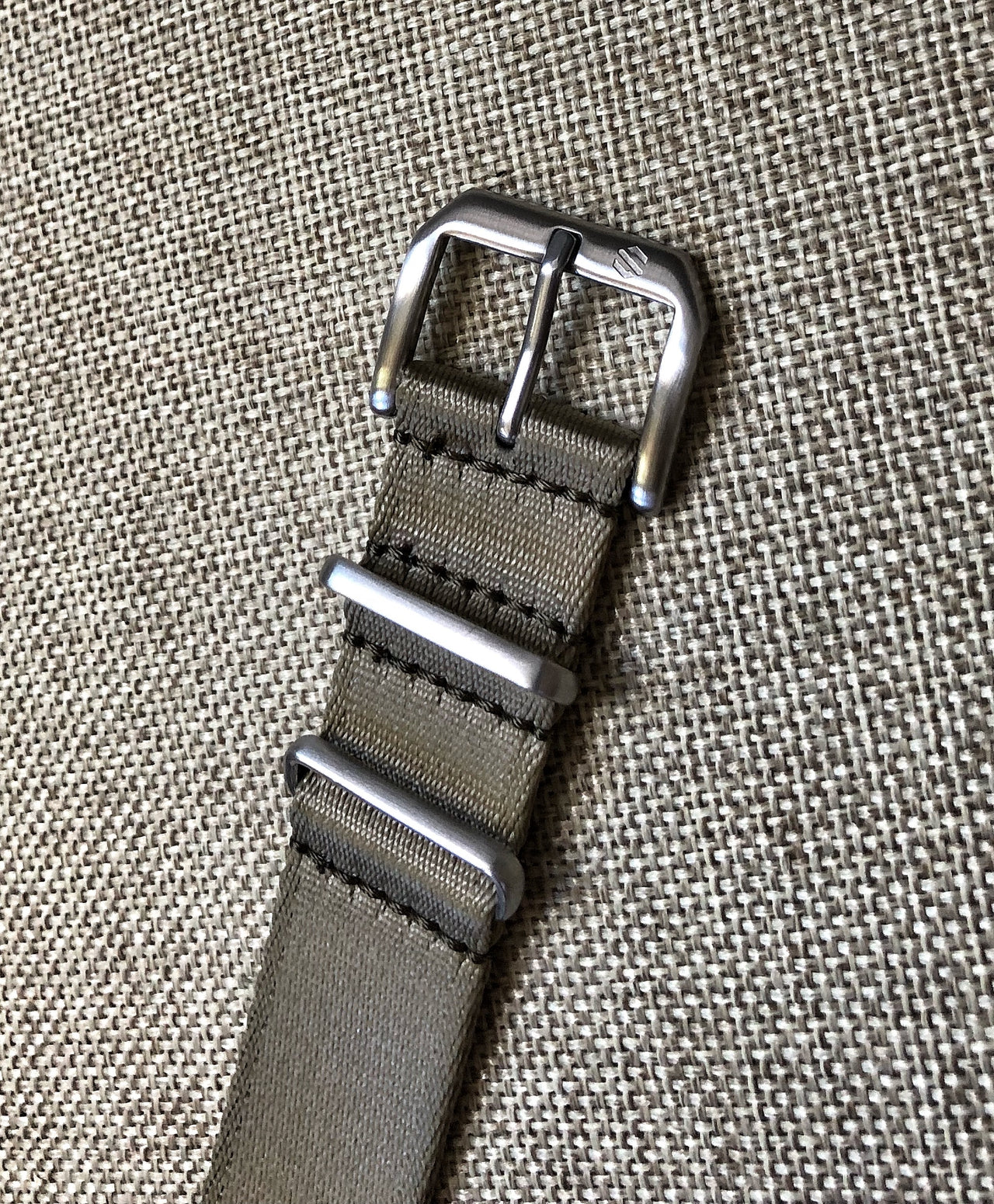 Nylon Dive Watch Strap - Tan / Khaki 20mm Classic Waterproof Band - American Microbrand