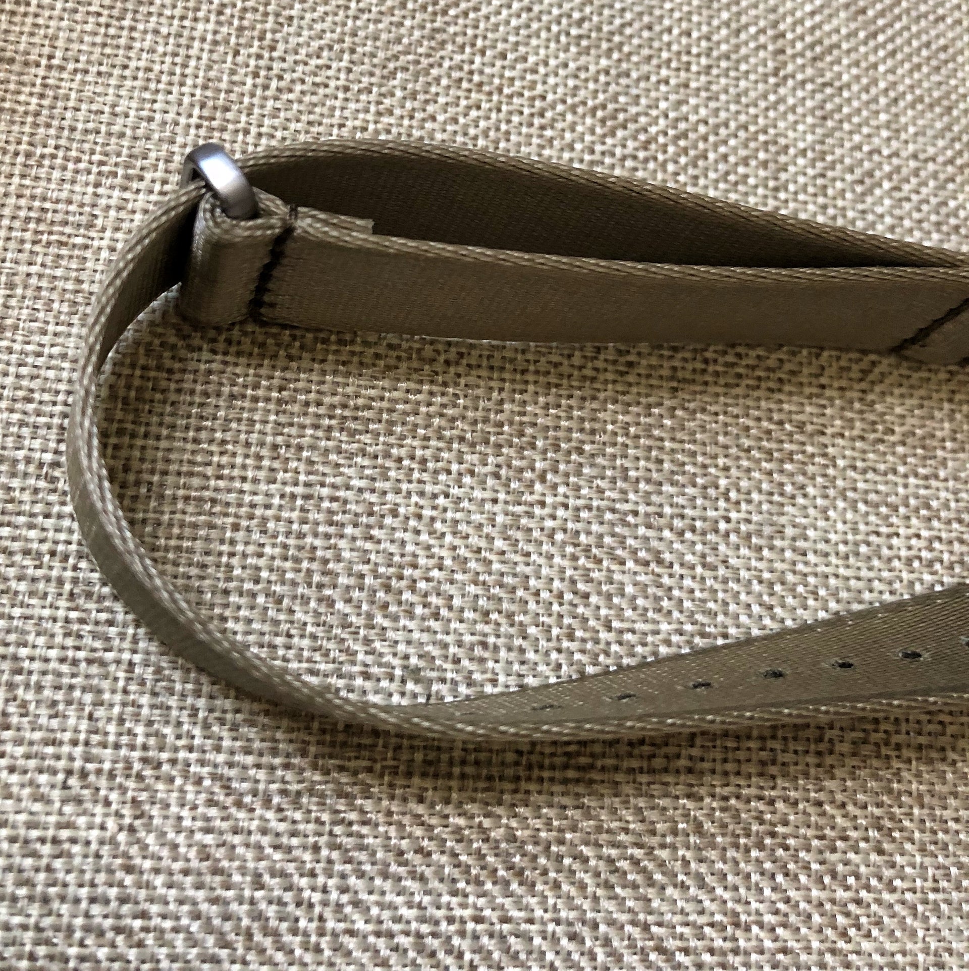 Nylon Dive Watch Strap - Tan / Khaki 20mm Classic Waterproof Band - American Microbrand