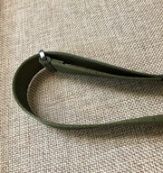 Army / Olive Green Nylon Single Piece Watch Strap, 20mm Dive Watch Band - American Microbrand