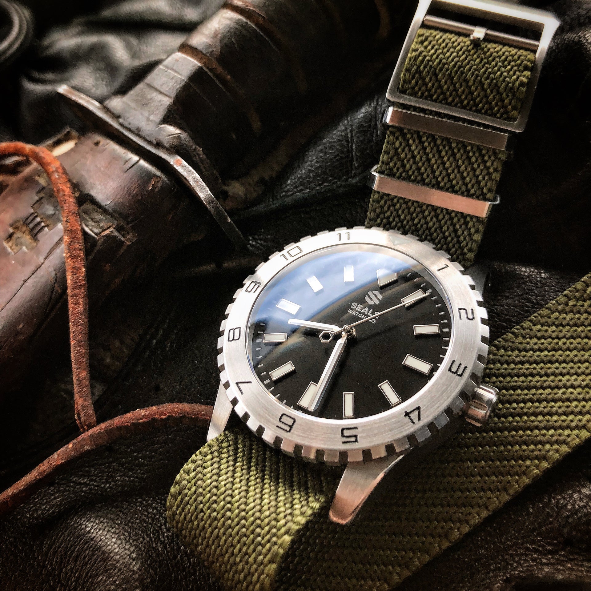 Dark Seal 200M Water Resistant Automatic Sport Watch - American Microbrand