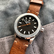 Dark Seal Automatic Sport Watch With Fixed Bezel - American Microbrand