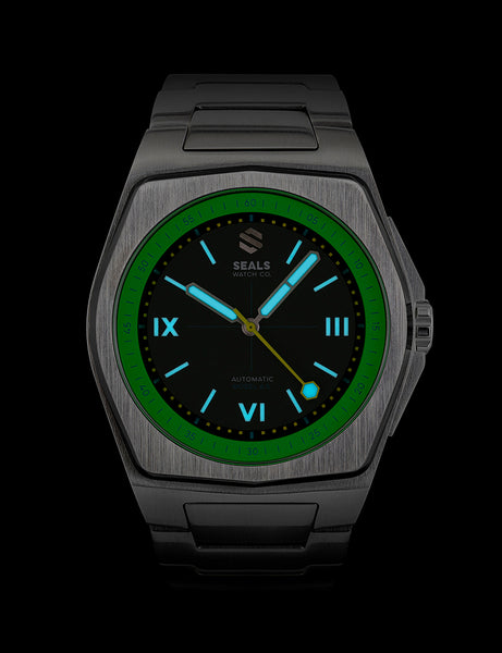 Model A.5 Automatic Wrist Watch - Acid Green - American Microbrand