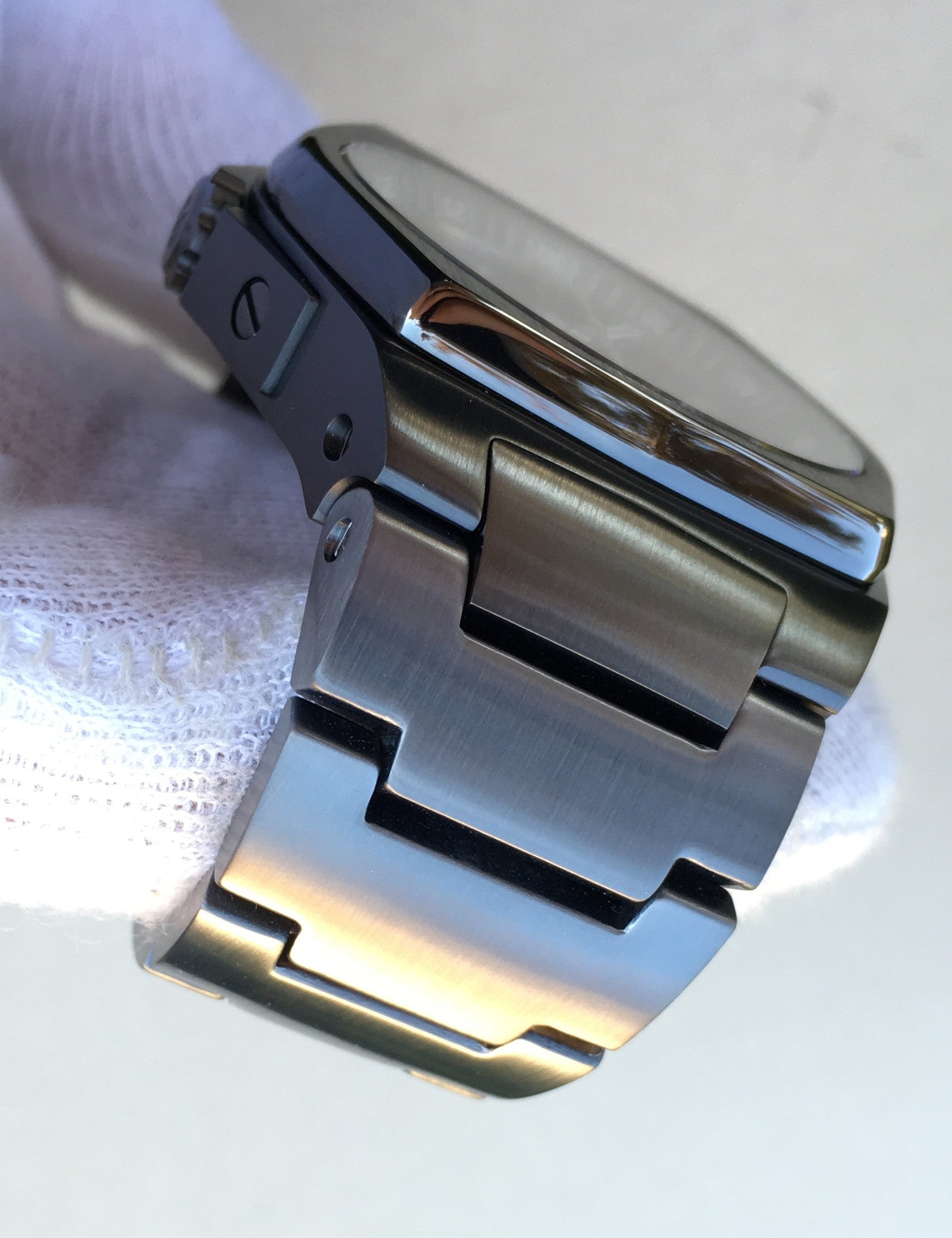 Slate PVD With Brushed Slate Dial on Steel Bracelet Automatic Watch - American Microbrand