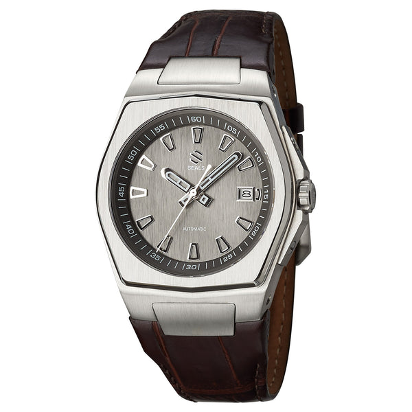 Stainless Steel with Slate Dial - Automatic Wrist Watch - American Microbrand
