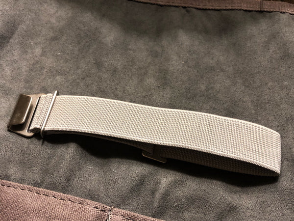 Parachute Style Elastic Watch Straps - Solid Cool Grey - American Microbrand