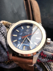 Dark Seal Automatic Sport Watch With Fixed Bezel - American Microbrand