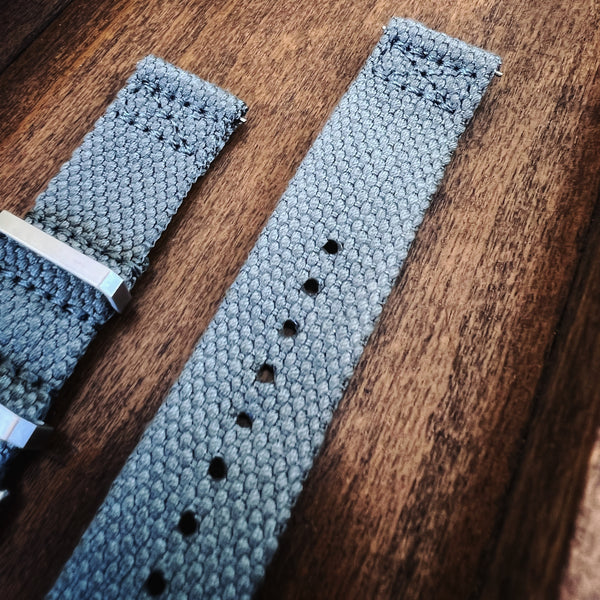 Two-Piece Zulu Style Watch Strap, 20mm Watch Band