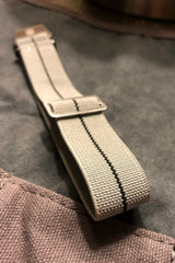 Parachute Style Elastic Dive Strap - No Pass - Gray with Black Stripe –  Seals Watch Co