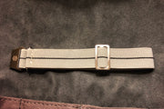 Parachute Style Elastic Watch Straps - Gray with Black Stripe - American Microbrand