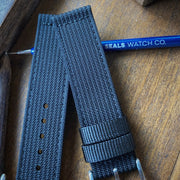 Sturdy Black Nylon Dive Watch Strap – Built for Adventure | 20mm - Seals Watch Co