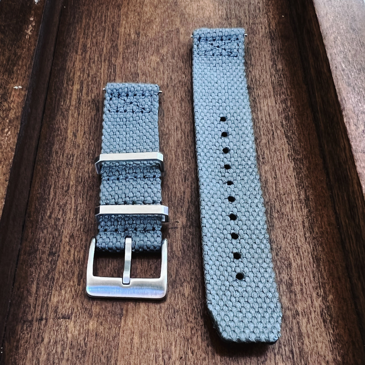 Two-Piece Divers Style Watch Strap, 20mm Watch Band - Seals Watch Co