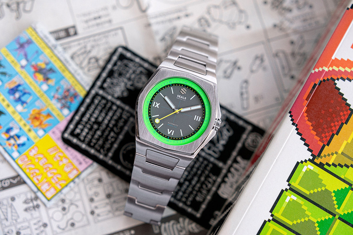 Seals Model A.5 Acid Green – Final 3-Piece Collab Watch | $850