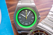 Model A.5 Automatic Wrist Watch - Acid Green - American Microbrand