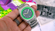 Model A.5 Automatic Wrist Watch - Acid Green - American Microbrand