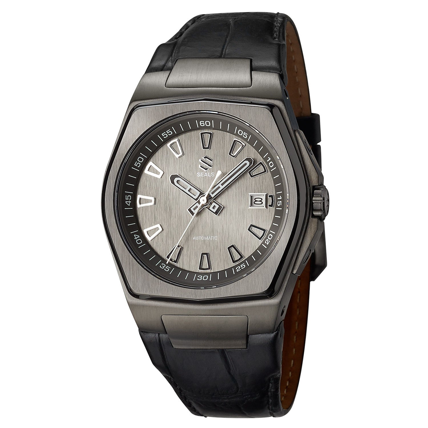 Seals Watch Co. Model A - Slate PVD with Slate Dial