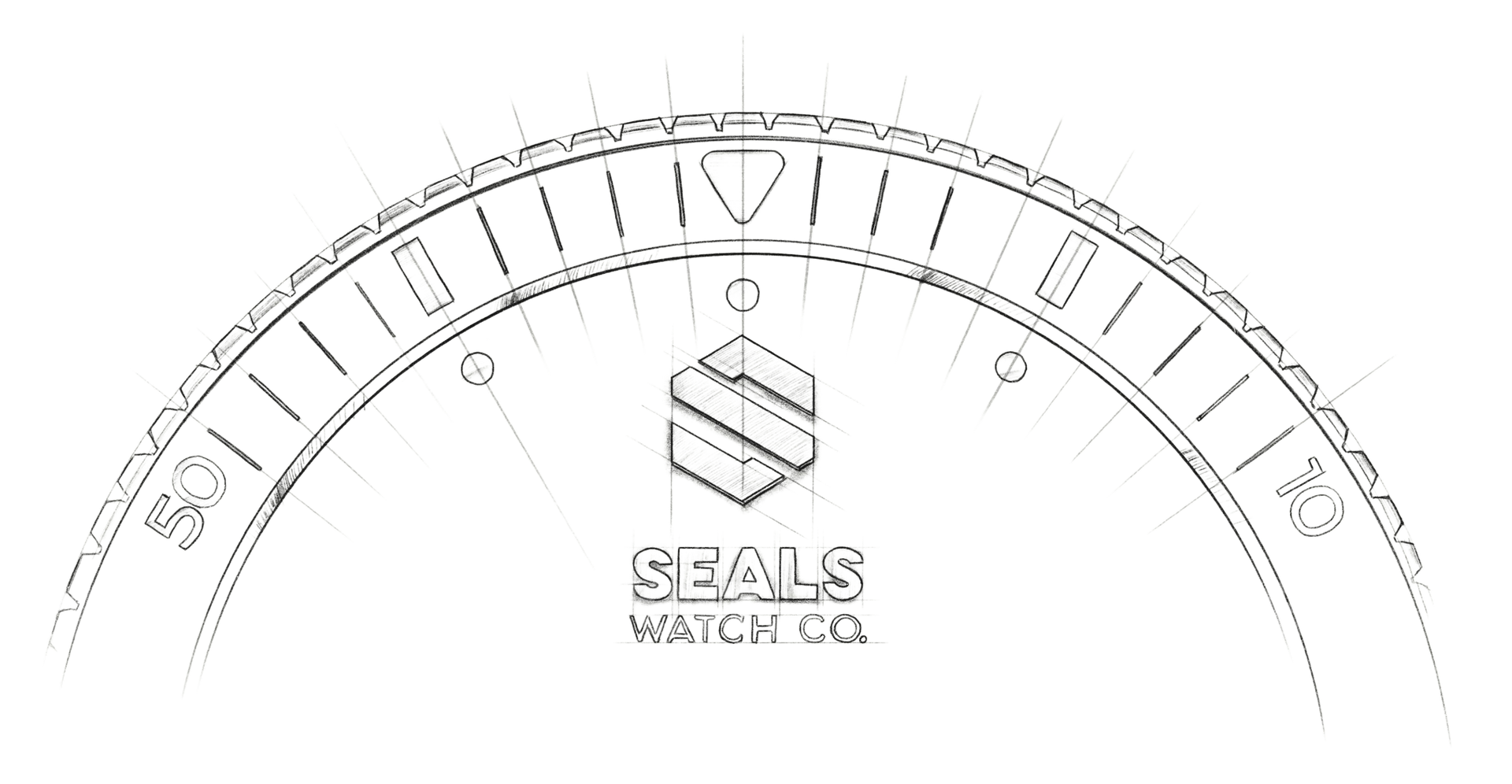 "Sea Storm" Dive Watch - Limited Run Skin Diver - With Date - Seals Watch Co